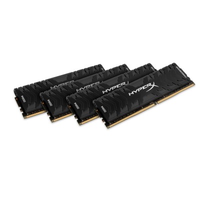 Memoire 16GB DDR4-3000MHZ CL15 DIMM XMP KIT OF 4 HYPERX PREDATOR BLACK 