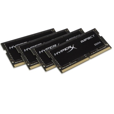 Memoire 64 Go SO DDR4-2400MHZ CL15 SODIMM (KIT OF 4) HYPERX [3932035]