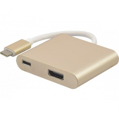 Adaptateur USB 3.1 type-C vers HDMI + charge par type-C [3932184]