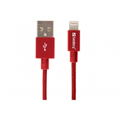 Câble Sandberg Excellence Lightning Red 1m [3932482]