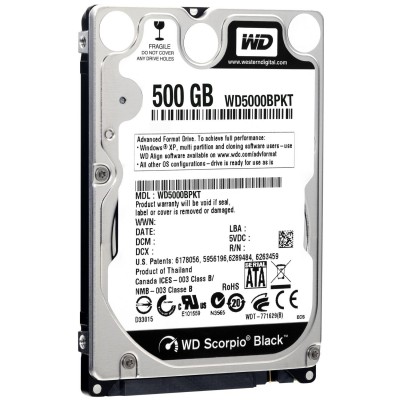 Western Digital WD Black Mobile 2.5" 1To