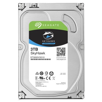 HD SATA III 3TB Seagate SkyHawk 7200T 64Mo