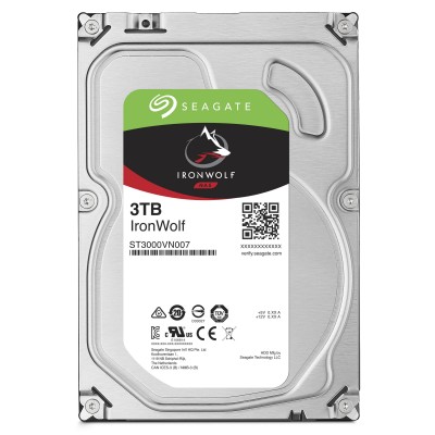HD SATA III 3TB Seagate IronWolf 5900T/min 64Mo cache Sata  [3932652]