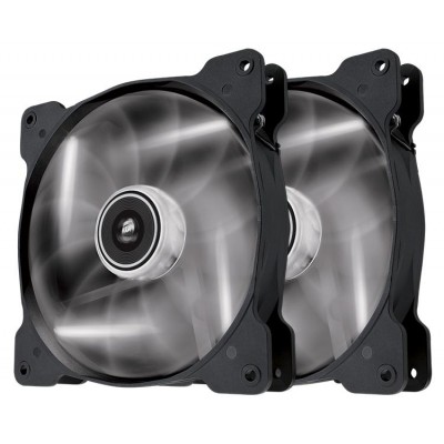 Ventilateur CORSAIR Air Series SP140 LED twin Pack White [3932788]