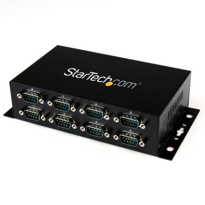 Hub Startech USB vers 8x DB9 RS232 à montage mural