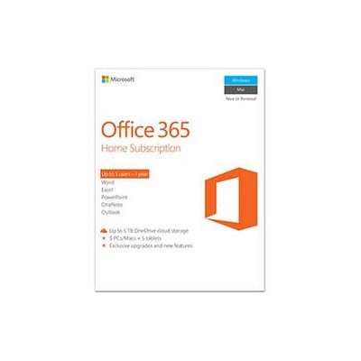 Microsoft Office 365 Home 1 an 5 produits (device) portable [3932911]