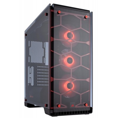 Corsair Crystal Series 570X RGB - Rouge