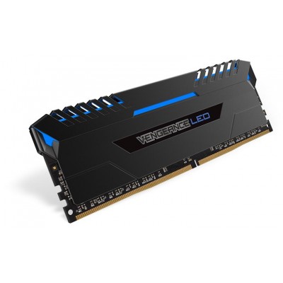 Corsair Vengeance LED Bleu DDR4 32Go (4x8) 3200MHz CL15