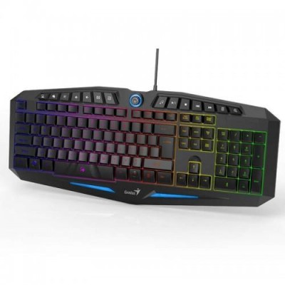 Clavier Genius K9 Scorpion Black Clavier Gaming rétroécla [3933721]