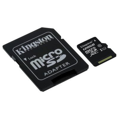 Mémoire MicroSDXC 128Go KINGSTON HC SDC10G2/128GB [3933926]
