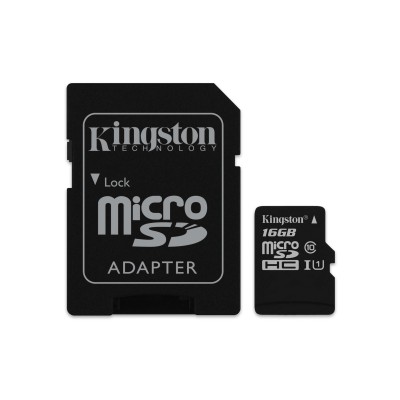 MicroSDHC 16Go Kingston Canvas Select