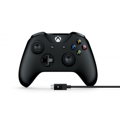 Microsoft Xbox One Wireless Controller + Cable for Windows