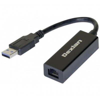 Adaptateur Dexlan USB 3.0 vers RJ45 10/100/1000 - Cordon