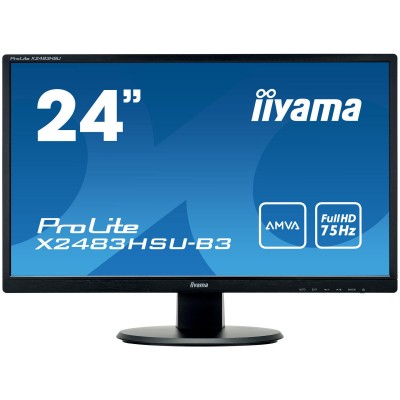 Ecran 23,8" IIYAMA ProLite X2483HSU-B3 - FHD