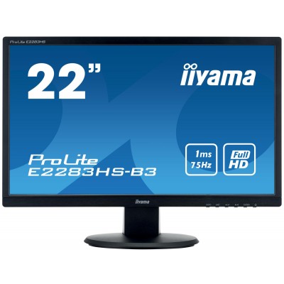 Ecran LED 21,5" IIYAMA Prolite E2283HS-B3