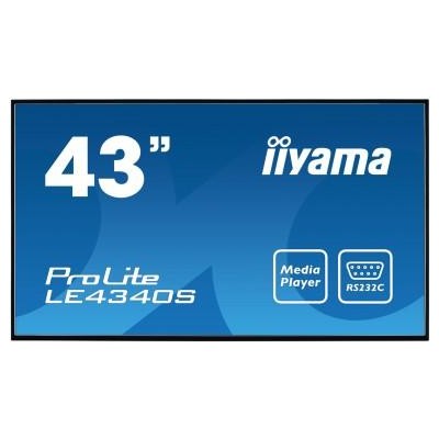 Ecran 43" IIYAMA Prolite LE4340S-B1 - FHD affichage dynamique