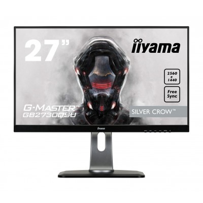 Ecran 27" IIYAMA G-Master Silver Crow GB2730QSU-B1
