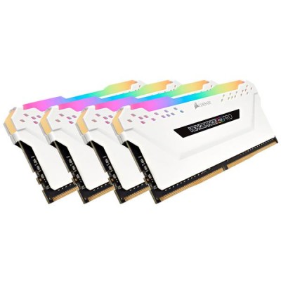 Corsair Vengeance RGB Pro Blanche DDR4 32Go (4x8) 3200MHz CL16