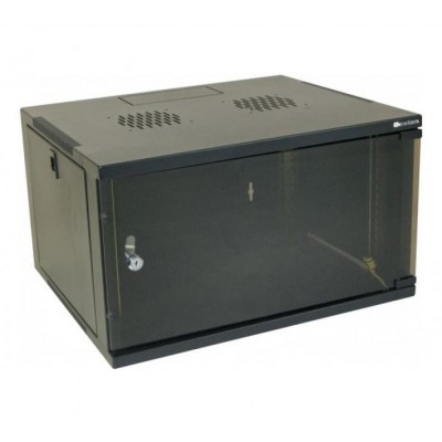DEXLAN Coffret éco mural fixe 19" 9U profondeur 450 mm (noir)