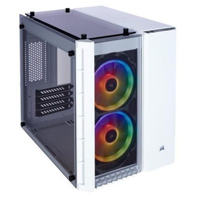 Boitier Corsair Crystal Series 280X RGB TG - Blanc