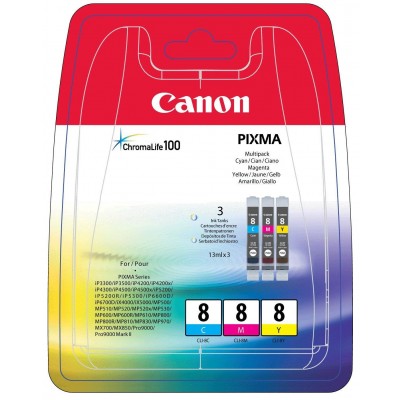 Canon CLI-8 - Multipack Cyan Magenta Jaune