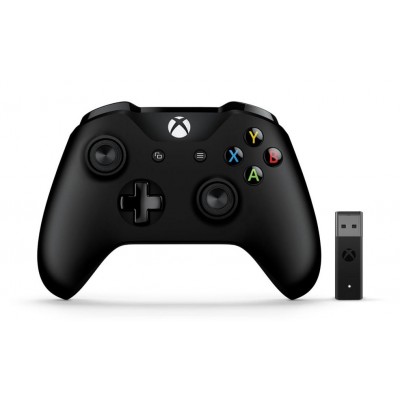 Manette Microsoft Xbox One sans fil + Adaptateur