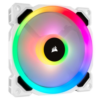 VENTILATEUR 120mm/Corsair LL120 RGB/Blanc