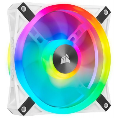 VENTILATEUR 120mm/Corsair iCUE QL120 RGB/Blanc