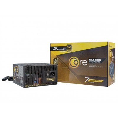 Alimentation Seasonic CORE GM-500 500W - 80PLUS Gold Modulaire