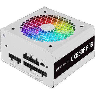 Alimentation Corsair CX550F RGB 550W Blanc - 80PLUS Bronze FM