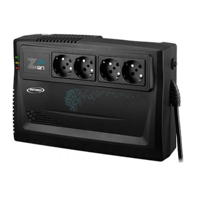 Onduleur Infosec Zen Live 1000VA - 4 Prises FR/SCHUKO