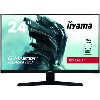 Ecran 23,6" IIYAMA G-Master Red Eagle G2466HSU-B1 - FHD Curve 165Hz