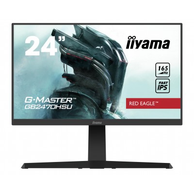 Ecran 23,6" IIYAMA G-Master Red Eagle GB2470HSU-B1 - FHD 165Hz Pivot