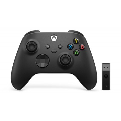 Manette Microsoft Xbox Series X Controller + Adaptateur sans-fil PC