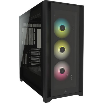 BOITIER ATX/Corsair iCUE 5000X RGB/Noir