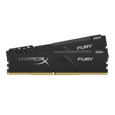 Memoire DDR4 16Go (2x8) 2666MHz CL16 HyperX Fury - Black