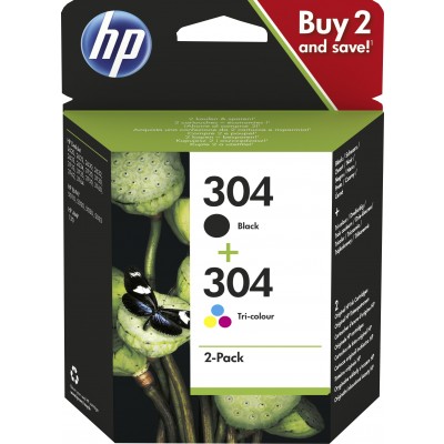 HP 304 pack Noir et Couleurs
