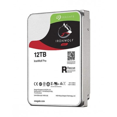 STOCKAGE Disque Dur Seagate IronWolf Pro 12Tb 7200RPM 256Mo