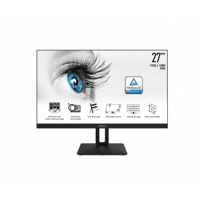 Moniteur MSI 27" MP-271P 1xD-SUB-1 x HDMI- 2HP Hauteur Pivot
