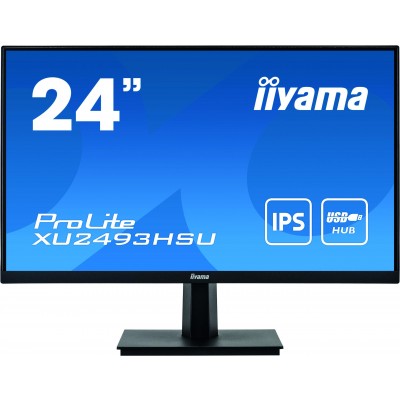 Moniteur IIYAMA XU2493HS-B1 24"IPS 16:10 4MS 1920X1080 HP VGA HD USB