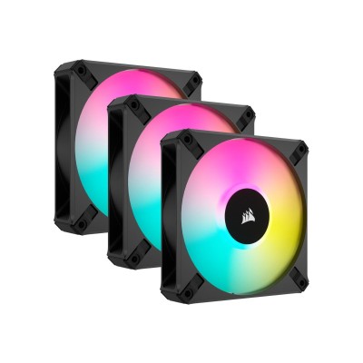 VENTILATEUR 120mm/Corsair AF120 RGB Elite/Noir/Pack de 3