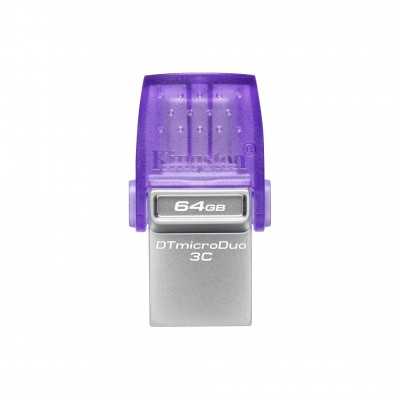 CLE USB/Kingston DataTraveler/64Go/3.1/Type C DUO 3C Type A