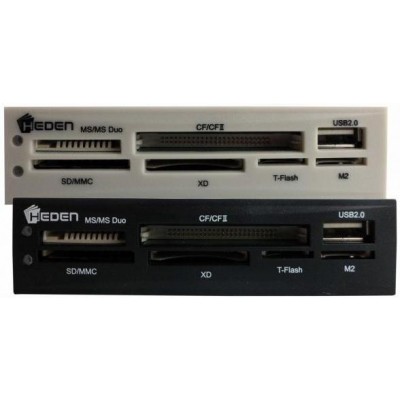 Lecteur de cartes mémoire interne 3.5" Heden USB 2.0