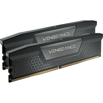 MEMOIRE DDR5 64Go/Corsair Vengeance RGB/2x32Gb/5200MHz/CL40/Noir