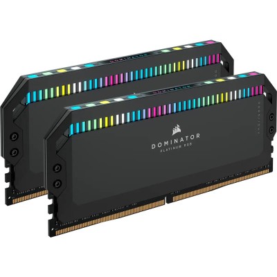 MEMOIRE DDR5 64Go/Corsair Dominator Platinium RGB/2x32Gb/5600MHz/CL40