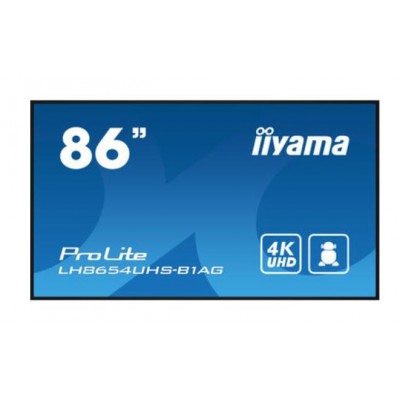 Moniteur IIYAMA 86" *LH8654UHS-B1AG*4K UHD 24:7 IPS/VGA/DVI/3*HDMI/DP