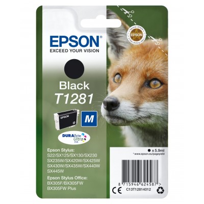 EPSON C13T12814022 Renard T1281 - Noir