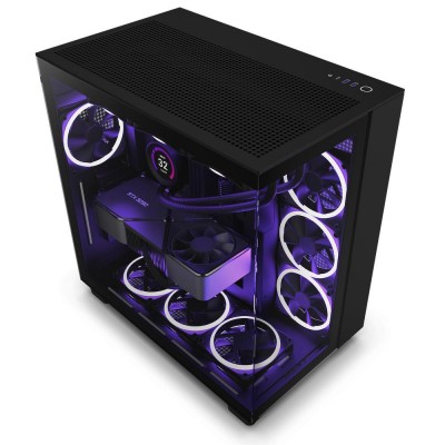 BOITIER ATX/NZXT H9 Flow RGB/Noir