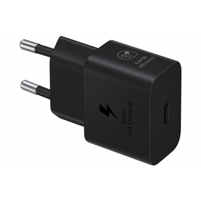 CHARGEUR SECTEUR/Samsung fast charger USB-C/25W/Noir