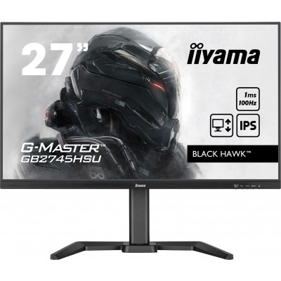 ECRAN 27"/IIYAMA G-Master Black Hawk GB2745HSU-B1/FHD/1ms/IPS